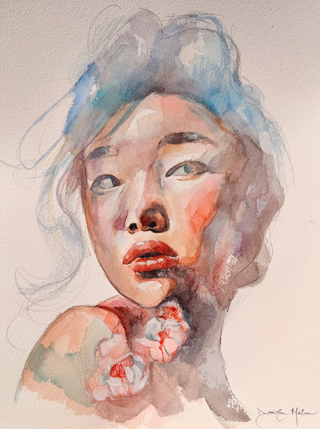 Prayer - Watercolor Sketch