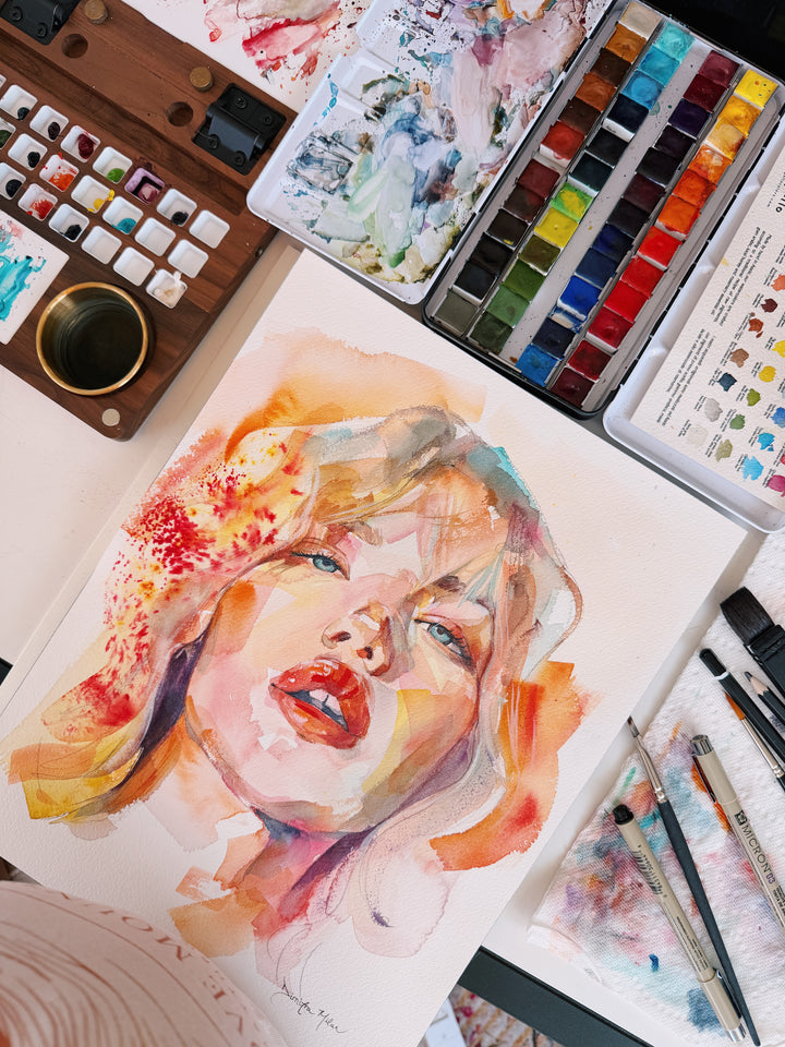 Solace - Watercolor Sketch