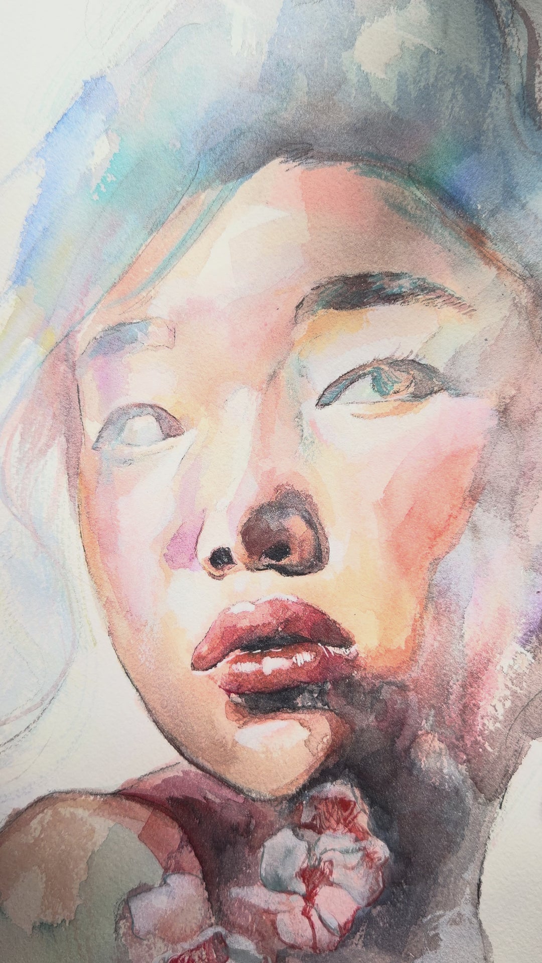 Prayer - Watercolor Sketch