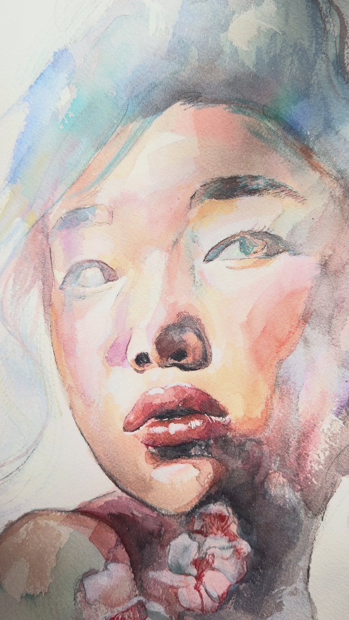 Prayer - Watercolor Sketch