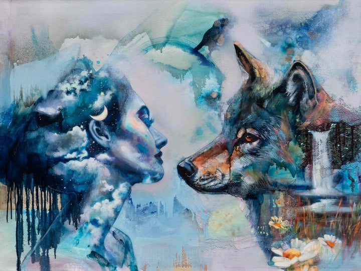 Reclaimed Realms - Canvas Print - Dimitra Milan Art