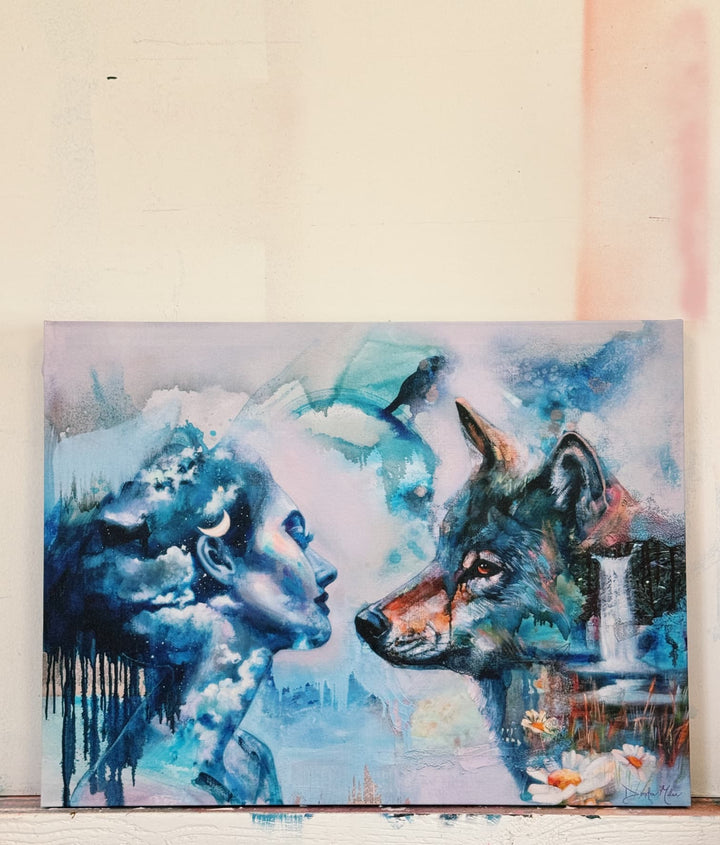 Reclaimed Realms - Canvas Print - Dimitra Milan Art