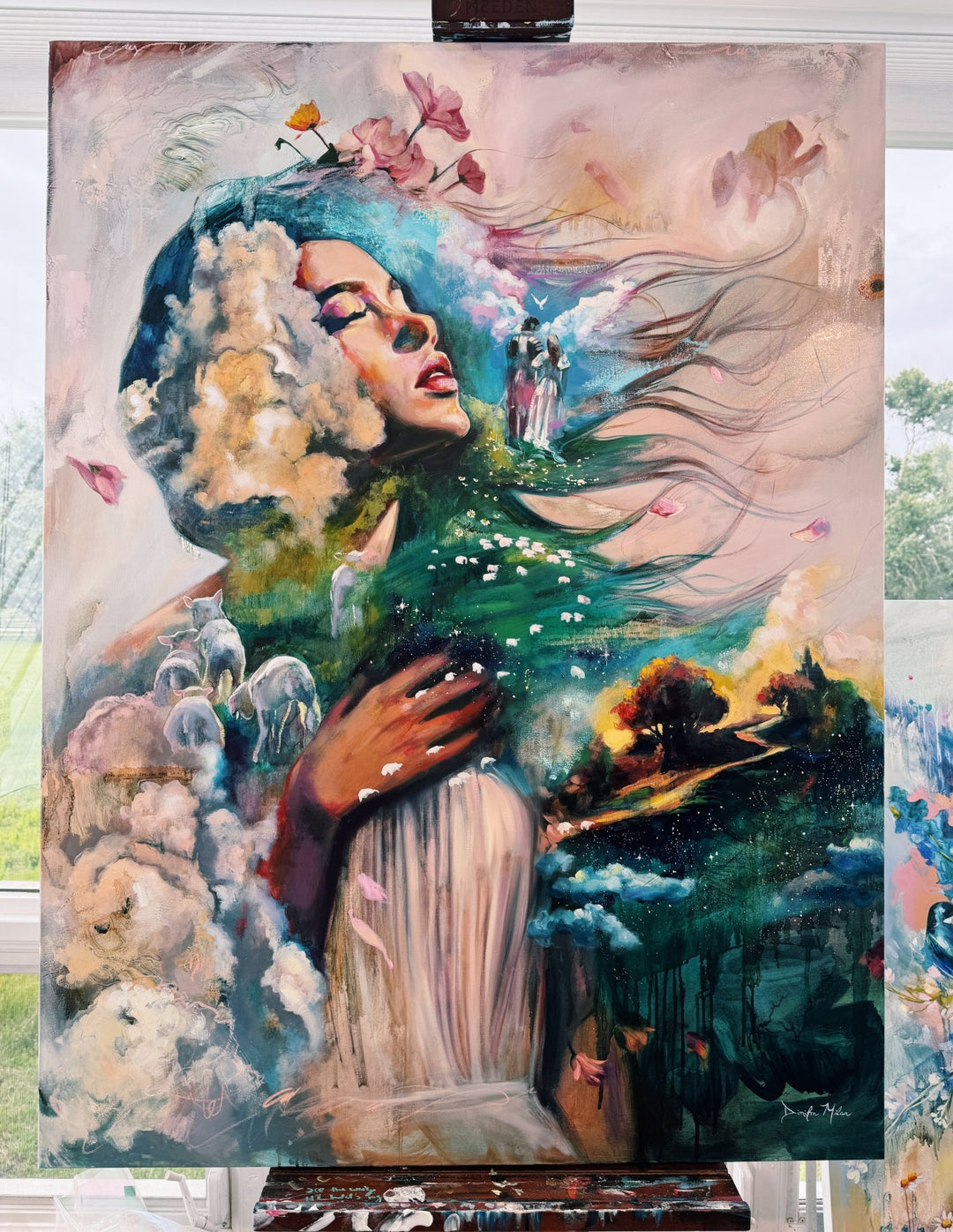 See the Way He Holds My Heart - Dimitra Milan Art