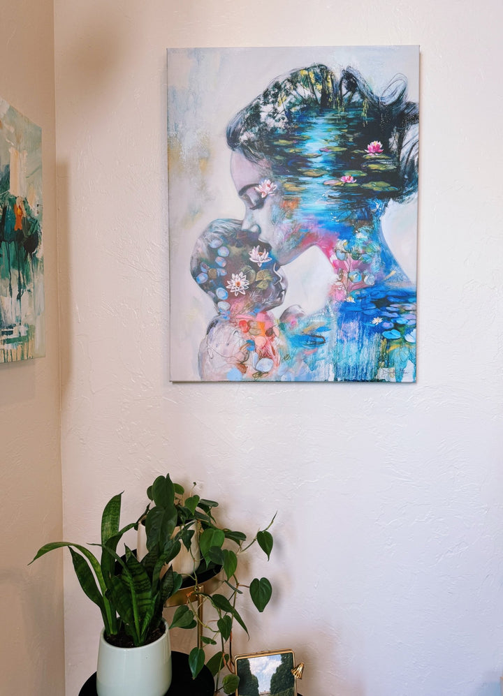 Beside Quiet Waters - Canvas Print - Dimitra Milan Art