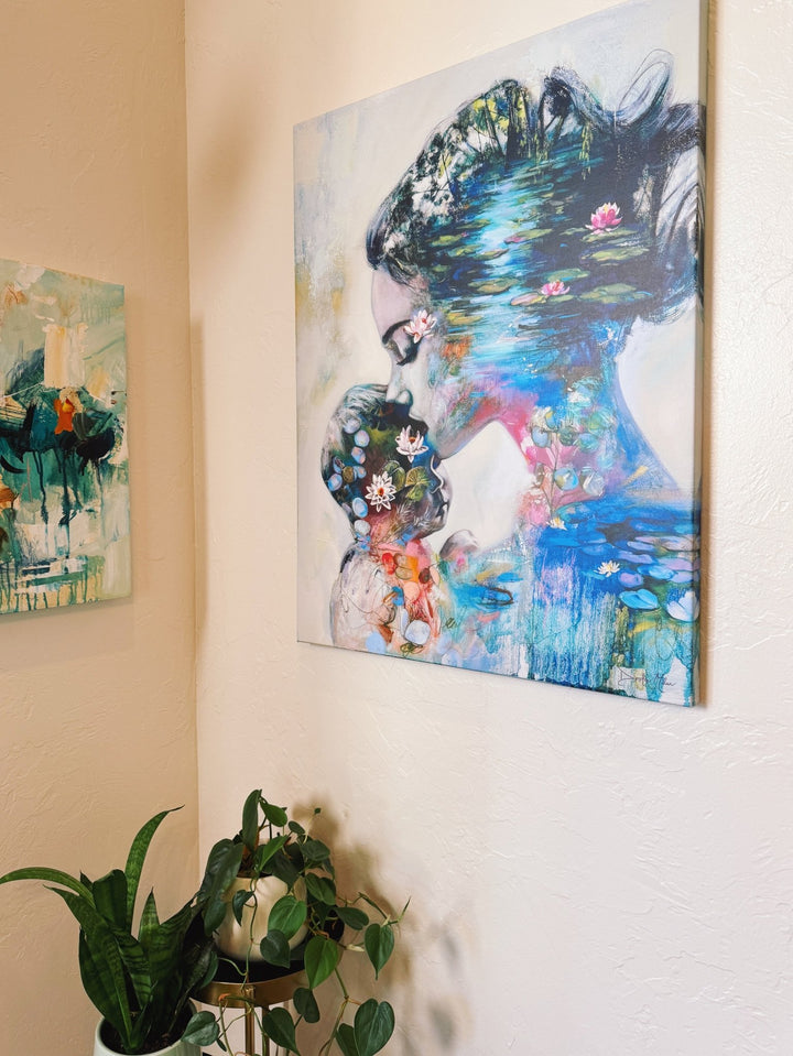 Beside Quiet Waters - Canvas Print - Dimitra Milan Art