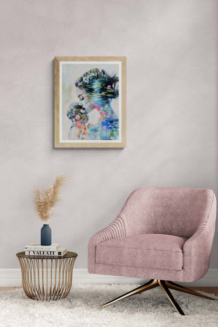 Beside Quiet Waters - Framed Print - Dimitra Milan Art