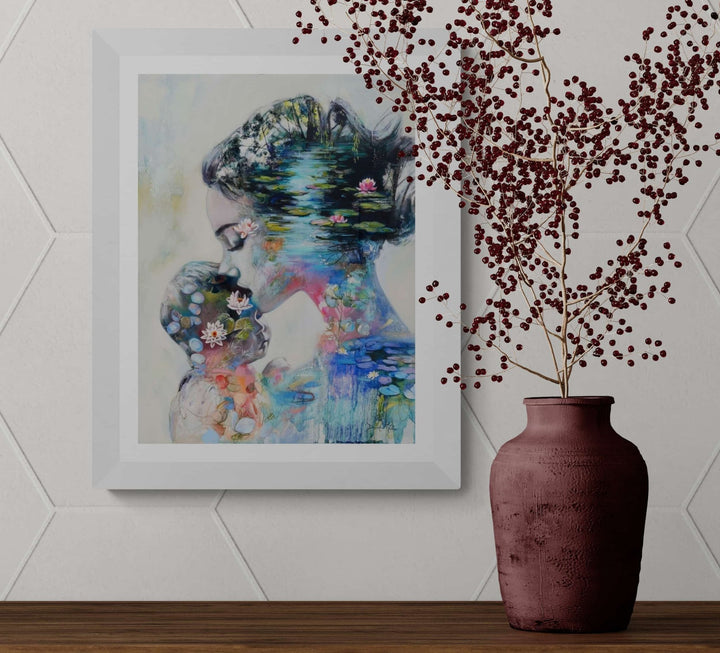 Beside Quiet Waters - Framed Print - Dimitra Milan Art