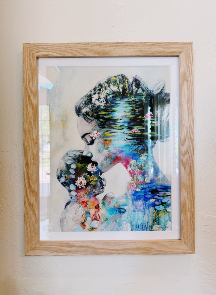 Beside Quiet Waters - Framed Print - Dimitra Milan Art
