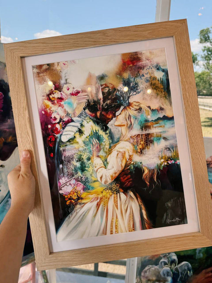 His Love Knows No End - Framed Print - Dimitra Milan Art