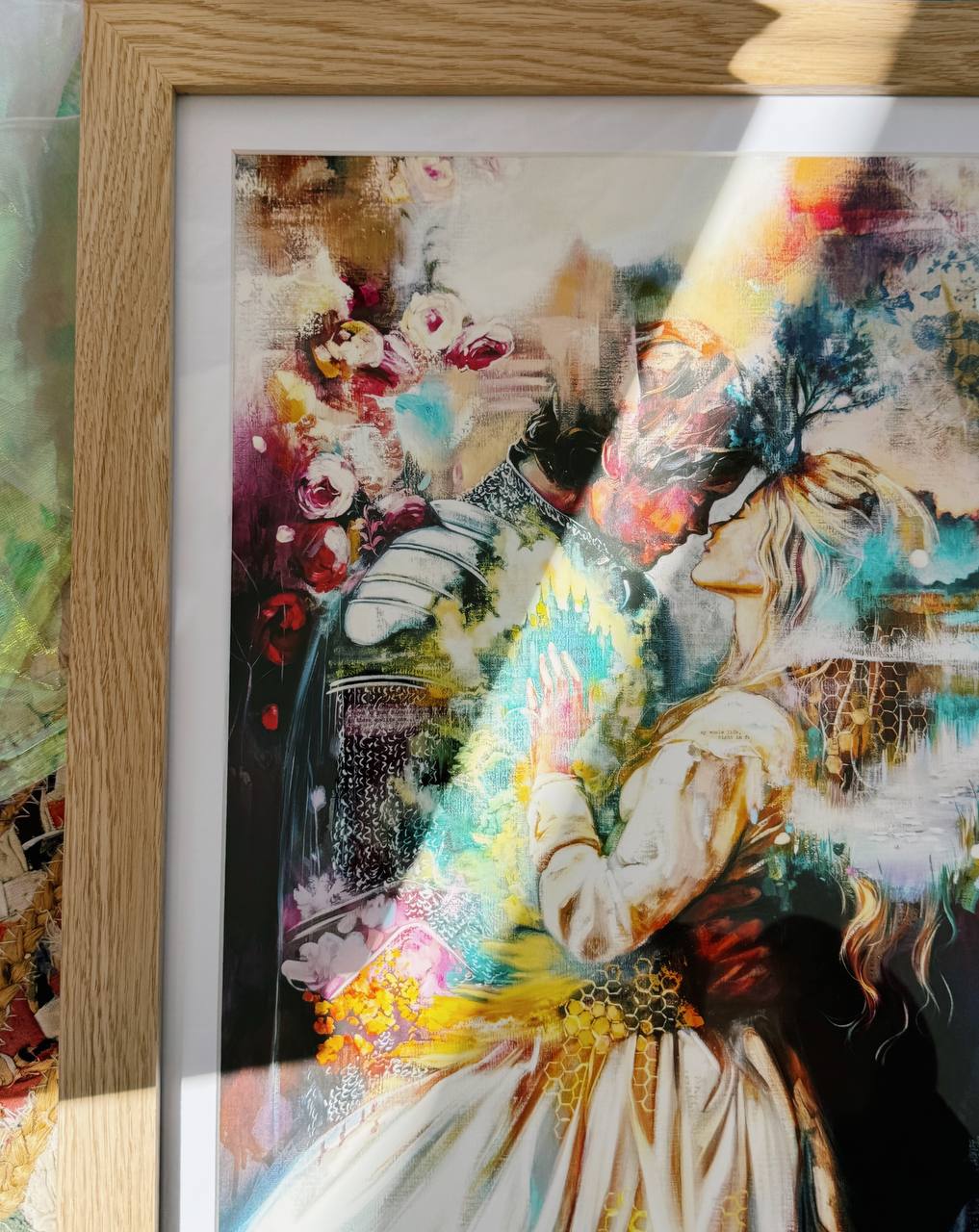 His Love Knows No End - Framed Print - Dimitra Milan Art