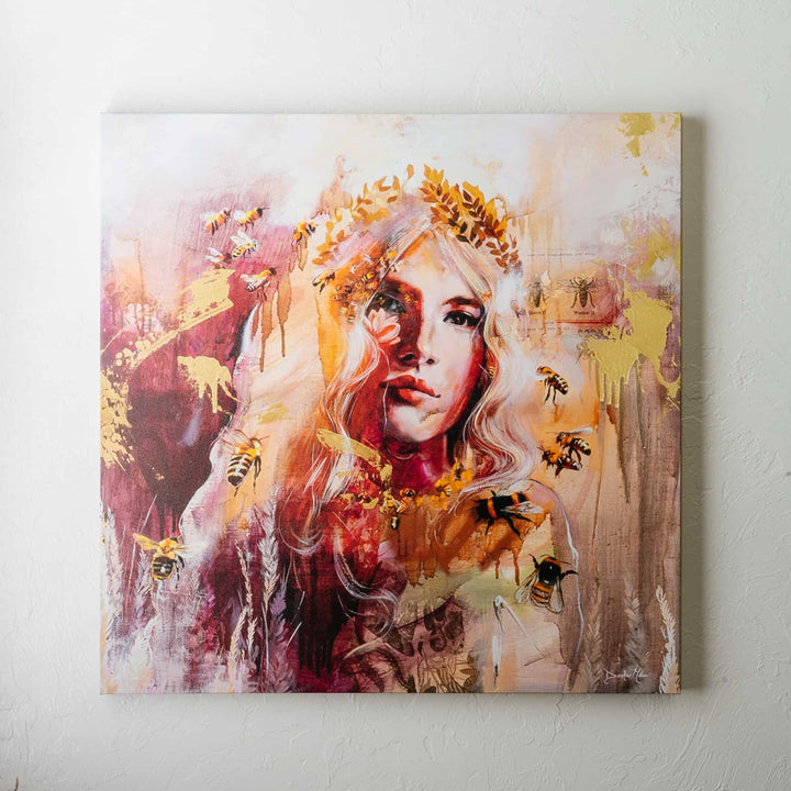 In Her Queenship - Canvas Print - Dimitra Milan Art