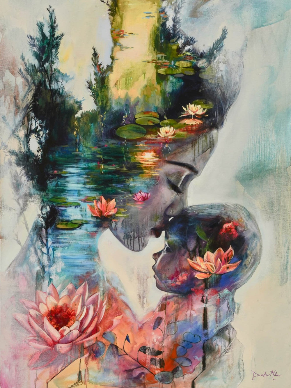 In You, He Lives - Canvas Print - Dimitra Milan Art