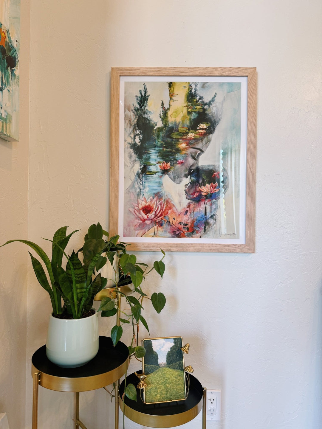 In You, He Lives - Framed Print - Dimitra Milan Art