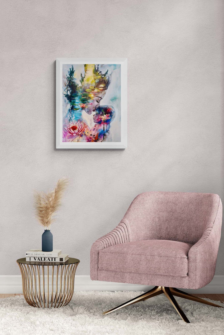 In You, He Lives - Framed Print - Dimitra Milan Art