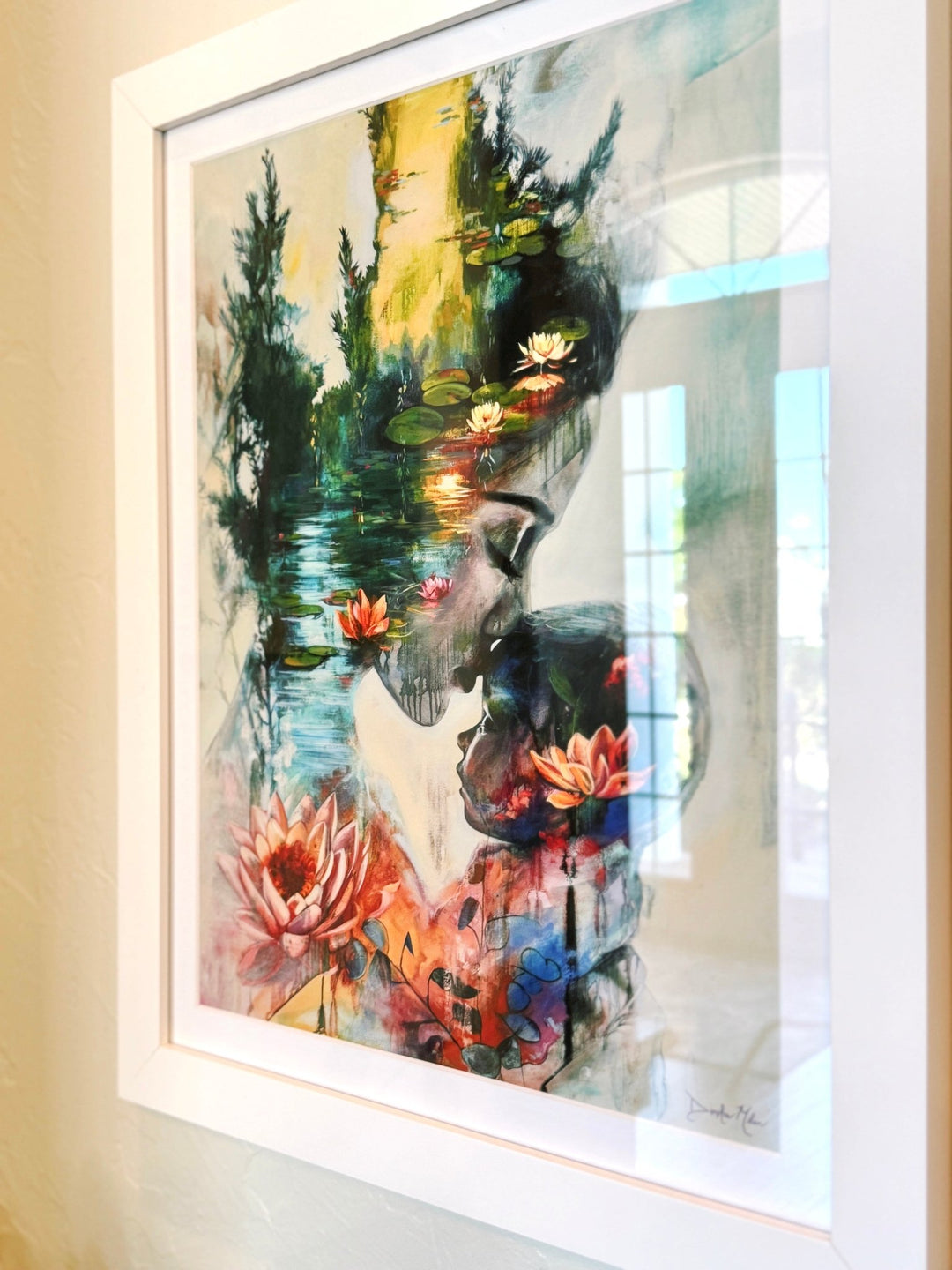 In You, He Lives - Framed Print - Dimitra Milan Art