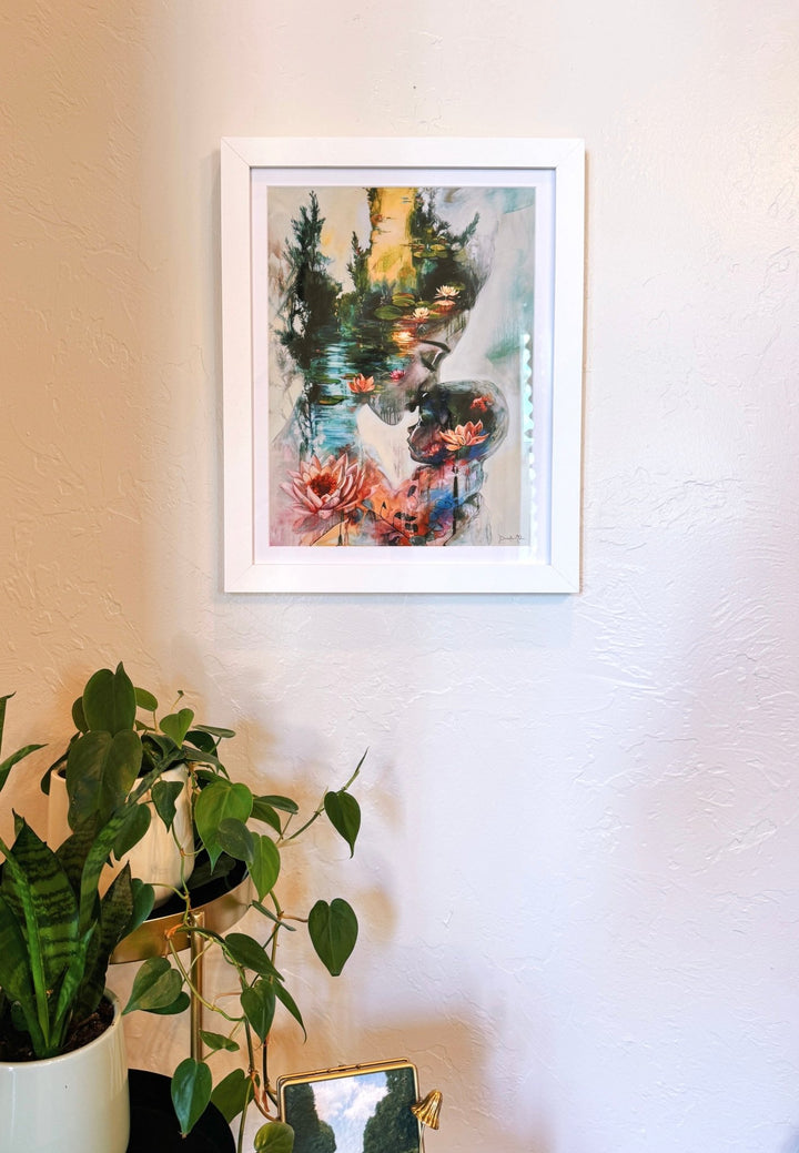 In You, He Lives - Framed Print - Dimitra Milan Art
