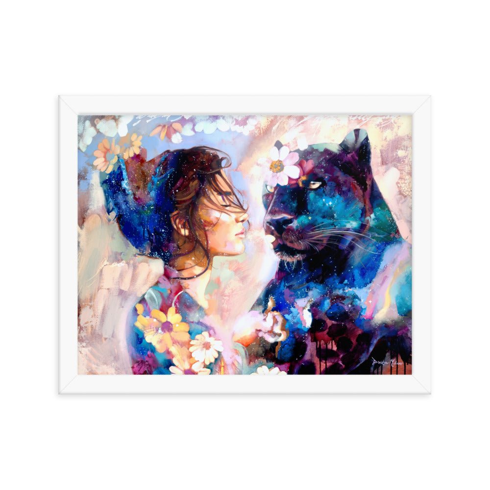 Night Beauty Framed Print - Dimitra Milan Art