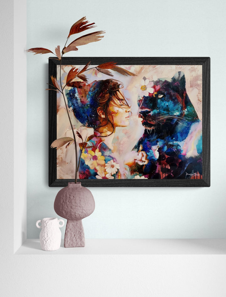 Night Beauty Framed Print - Dimitra Milan Art