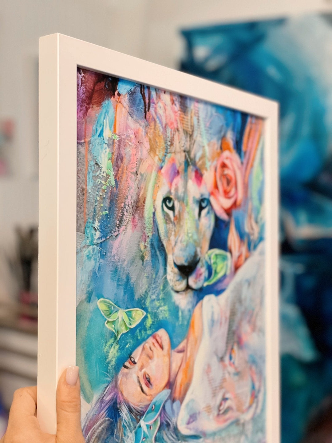 Spirit Awakens Framed Print - Dimitra Milan Art