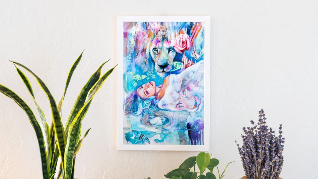 Spirit Awakens Framed Print - Dimitra Milan Art