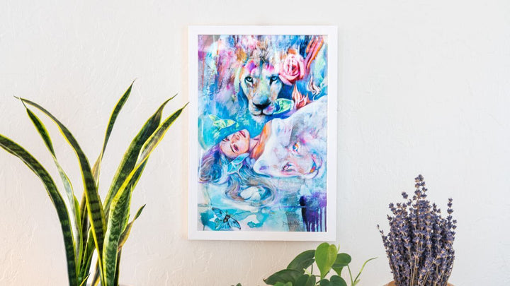 Spirit Awakens Framed Print - Dimitra Milan Art