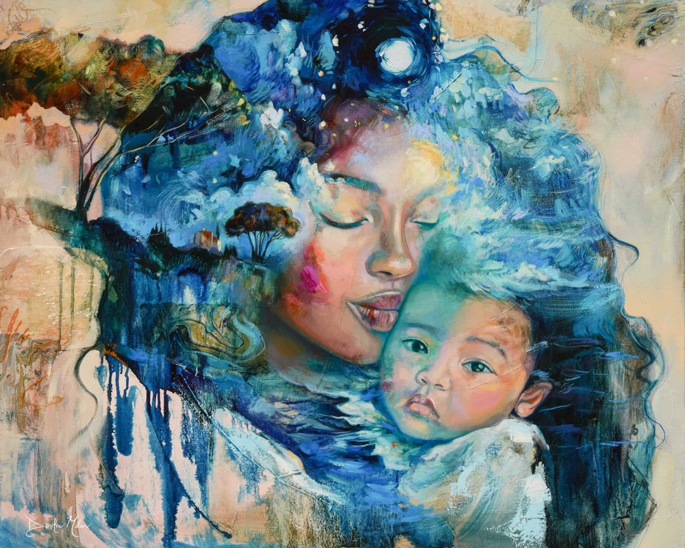 Threads of Heaven - Canvas Print - Dimitra Milan Art