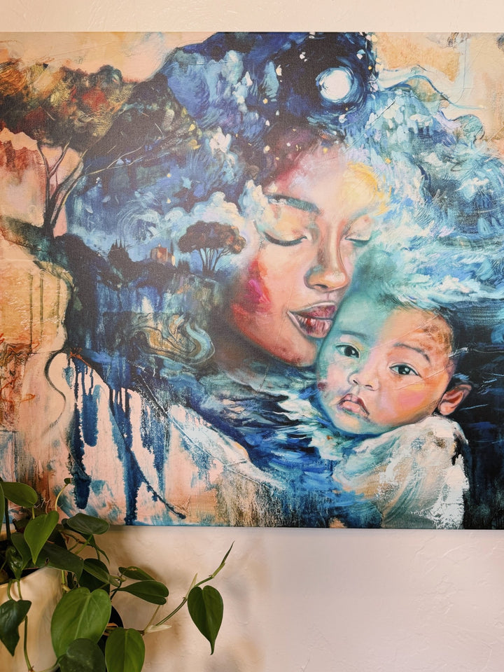 Threads of Heaven - Canvas Print - Dimitra Milan Art