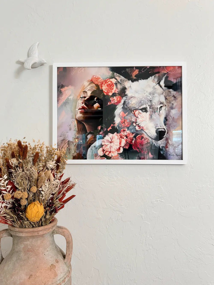 Calling Me Softly Framed Print - Dimitra Milan Art