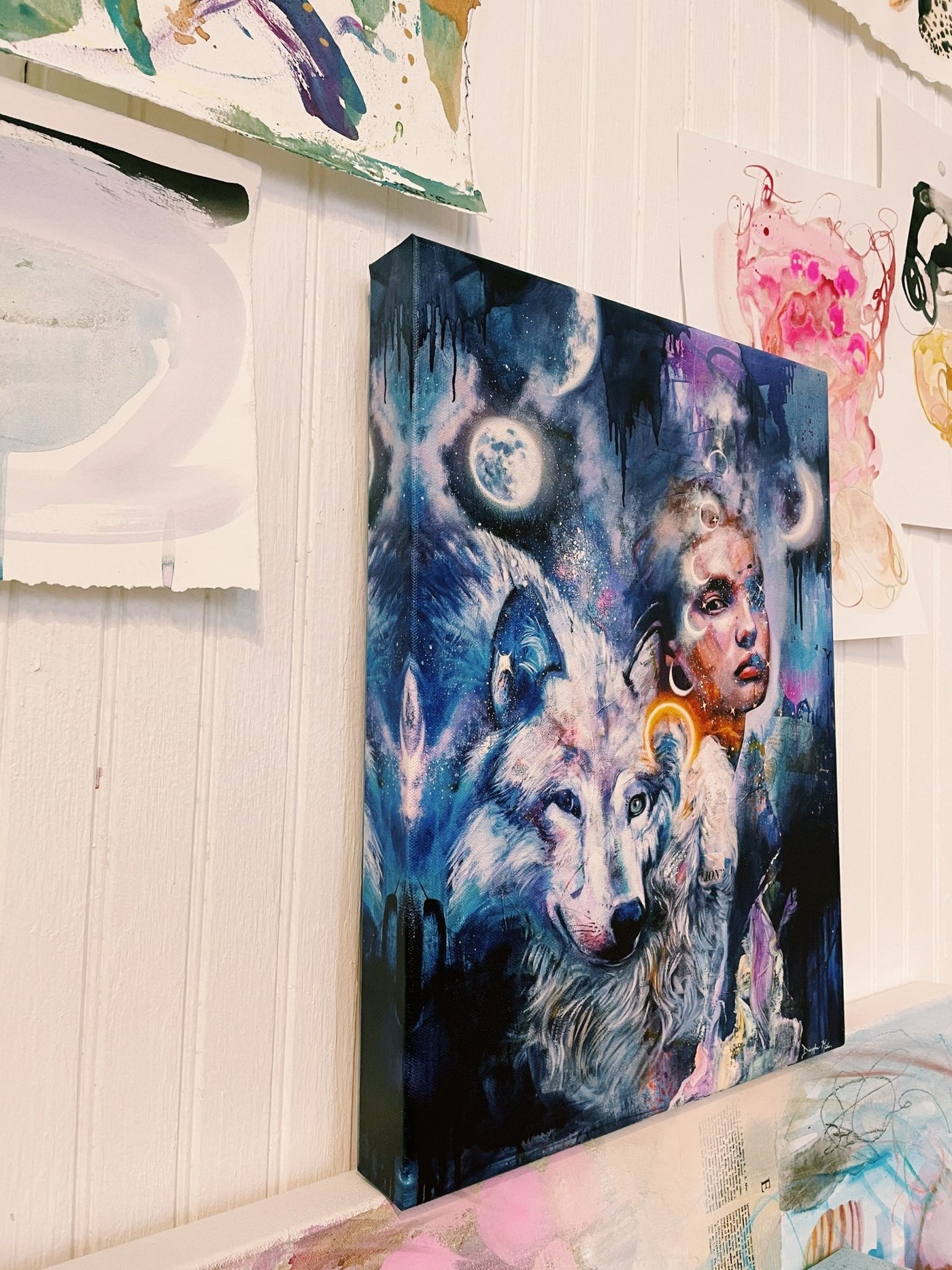 Heaven's Reflection Canvas Print - Dimitra Milan Art