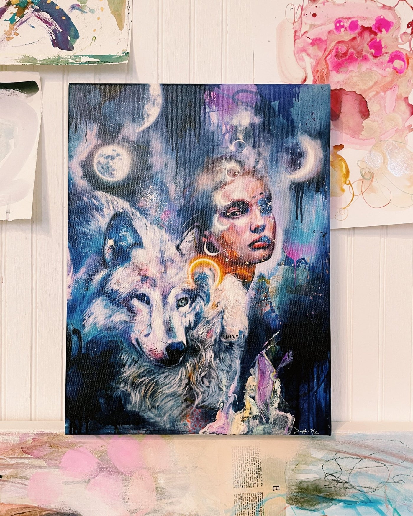 Heaven's Reflection Canvas Print - Dimitra Milan Art