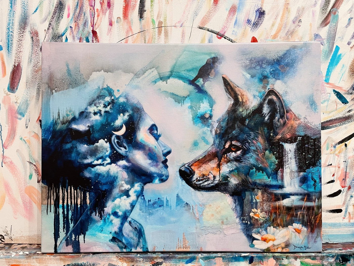 Reclaimed Realms Canvas Print - Dimitra Milan Art