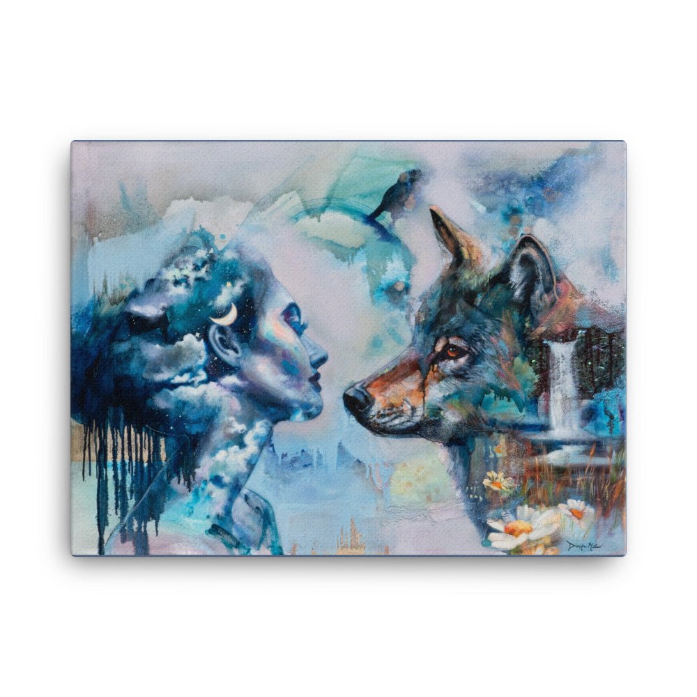 Reclaimed Realms Canvas Print - Dimitra Milan Art