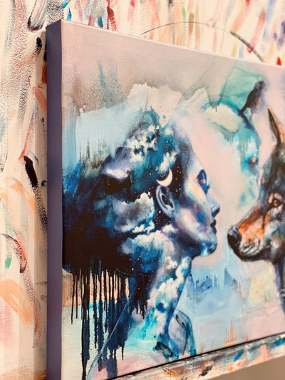 Reclaimed Realms Canvas Print - Dimitra Milan Art