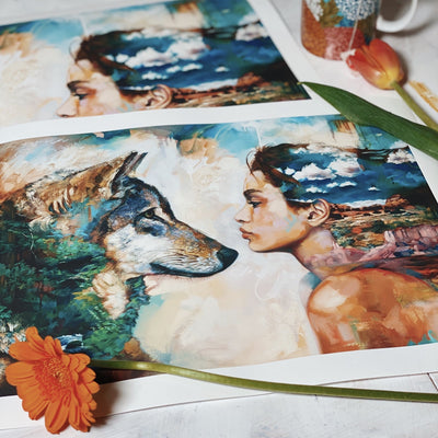 Running the Distance Print - Dimitra Milan Art