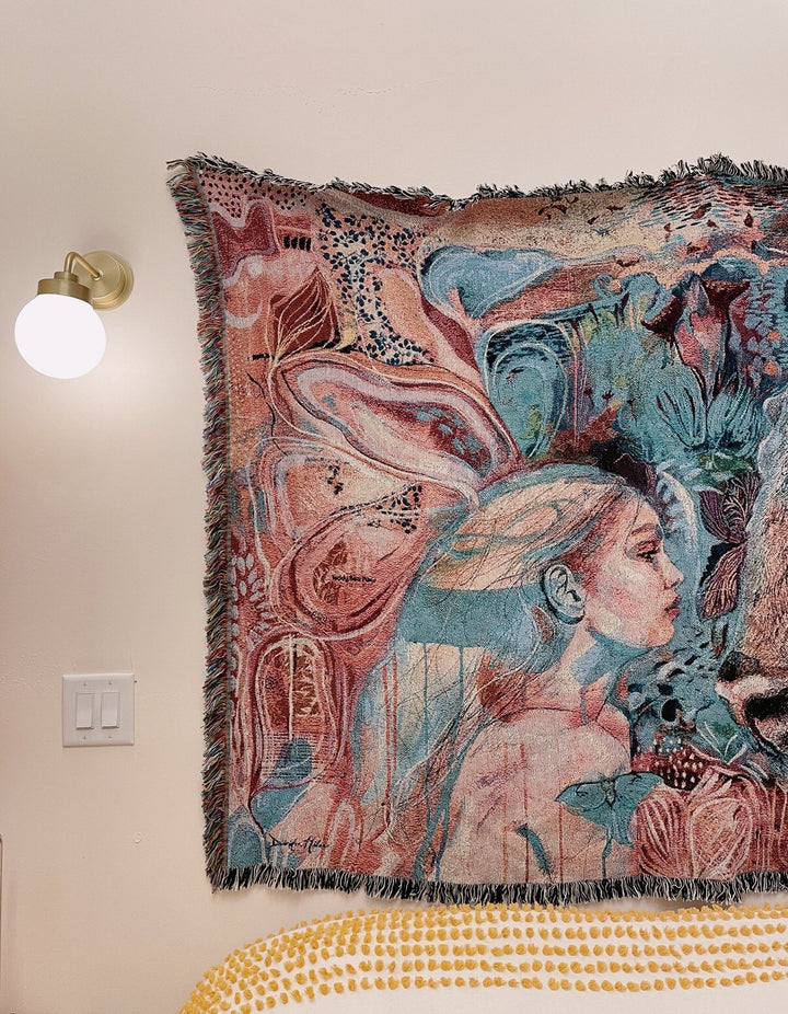 Untamed - Woven Tapestry - Dimitra Milan Art